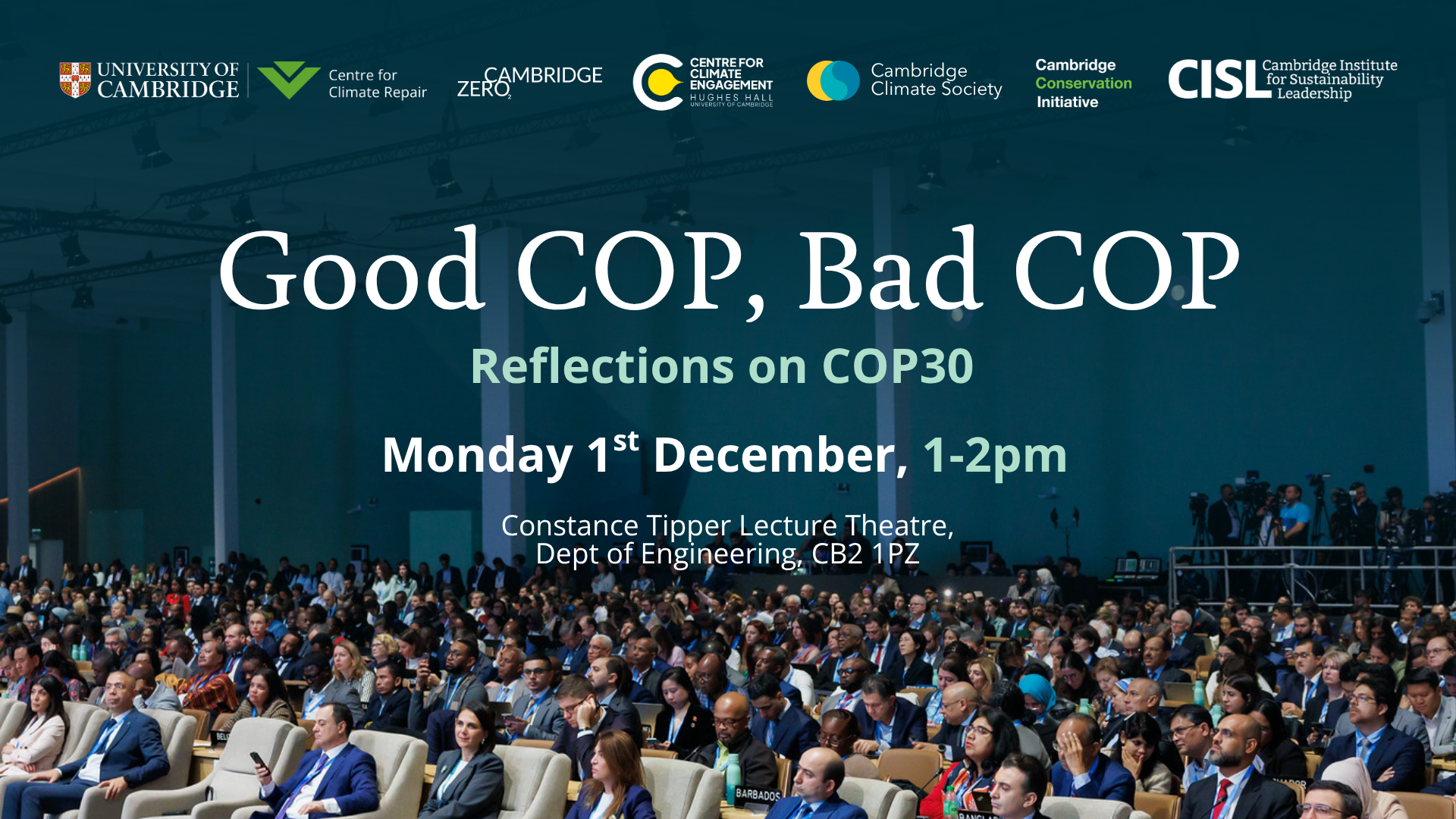 Image of COP promoting CCR event