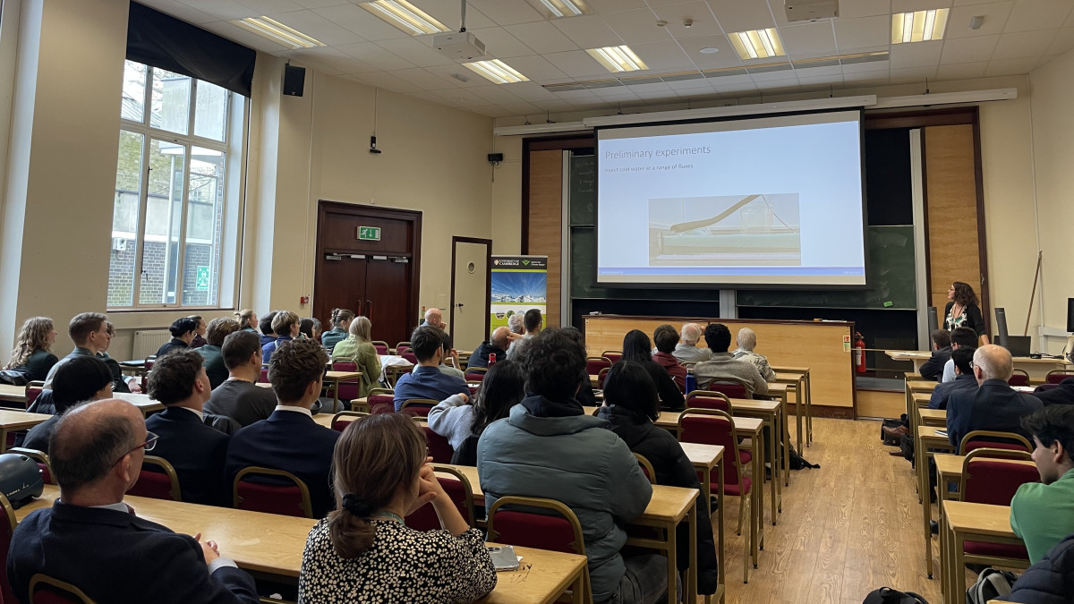 Kasia presenting at seminar
