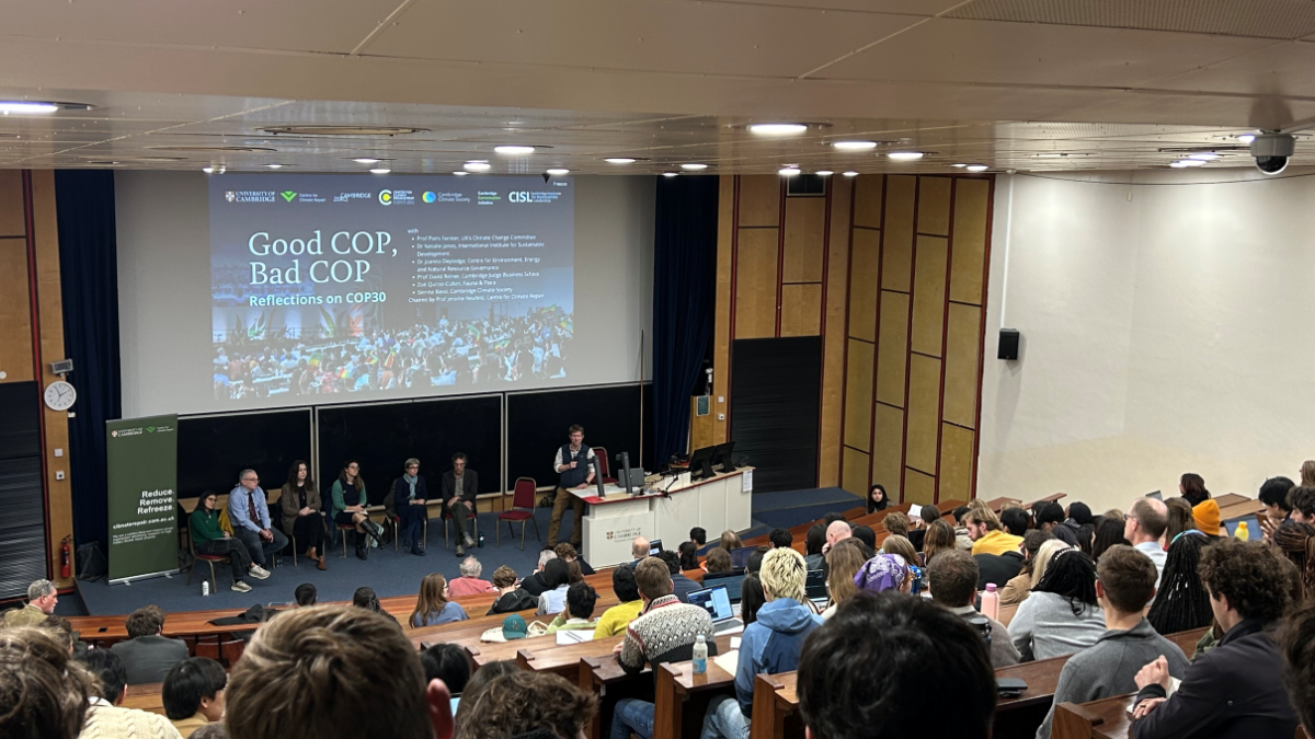 Audience at a seminar