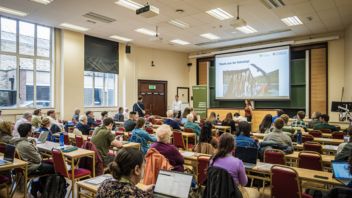 Audience in lecture theatre