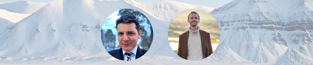 Poster for Polarised Debate event with background of Arctic