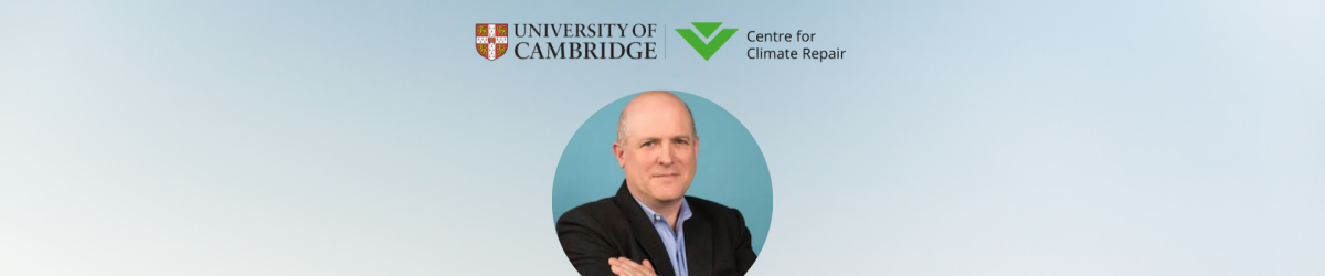 Poster for seminar featuring picture of man on background of clouds