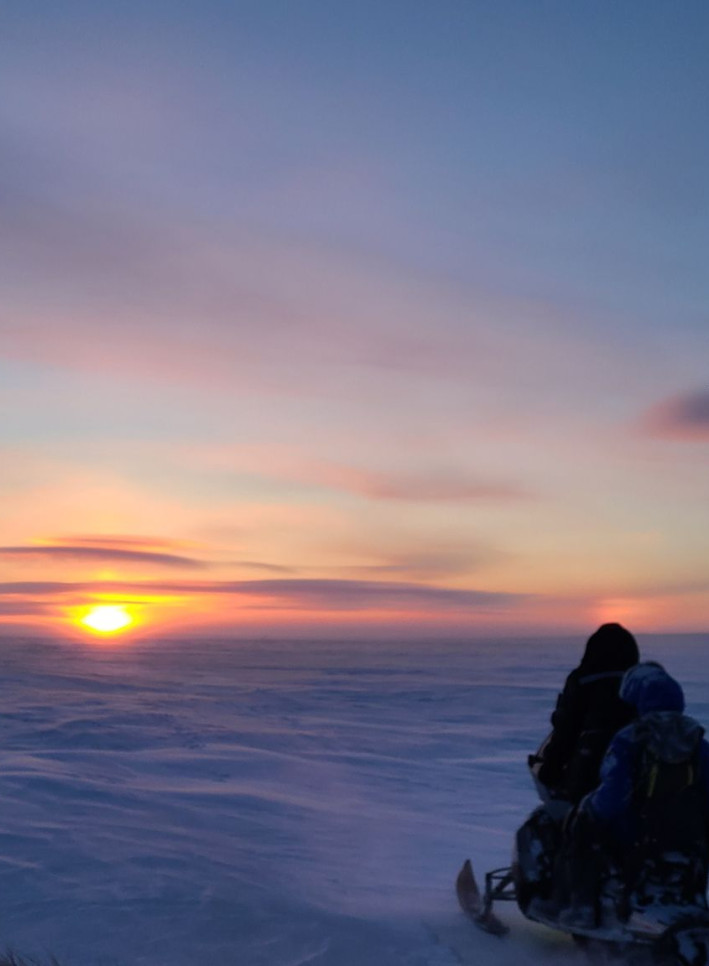 Sunset in the Arctic