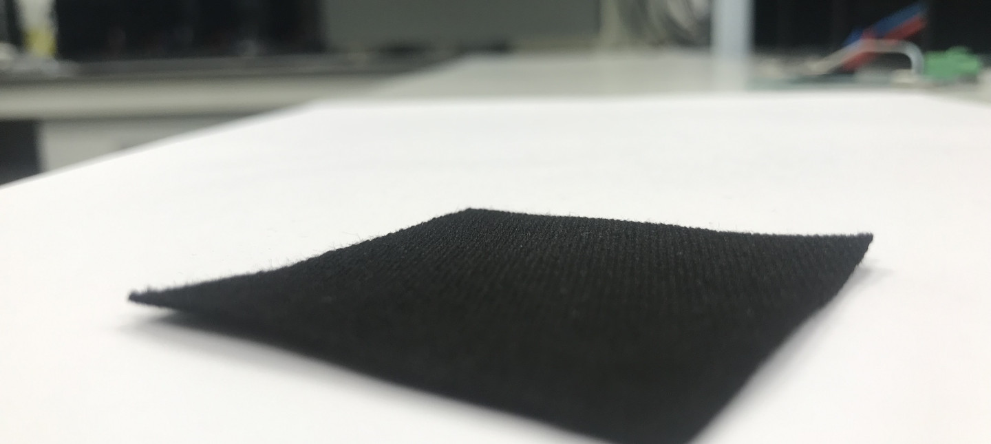 Sample of activated charcoal used for CO2 capture. Photo credit: University of Cambridge