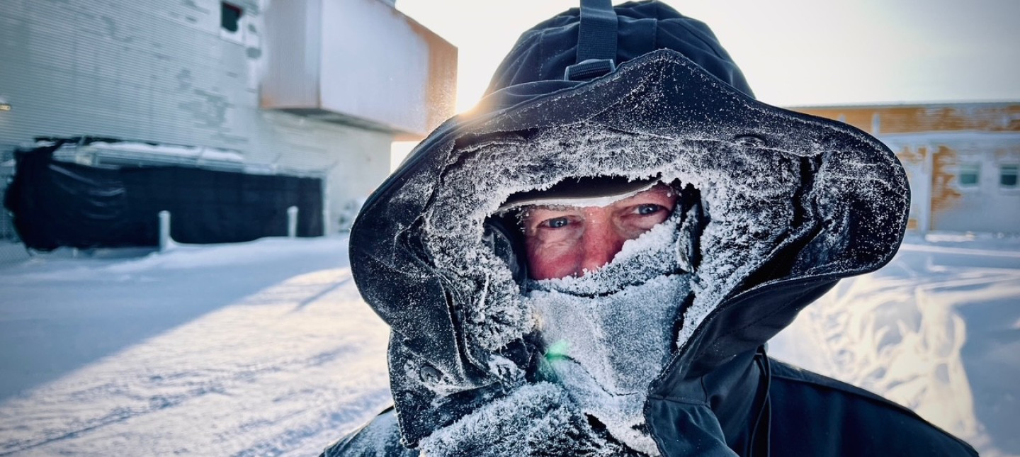 Shaun in Arctic (photo by Bernard Stiffen)