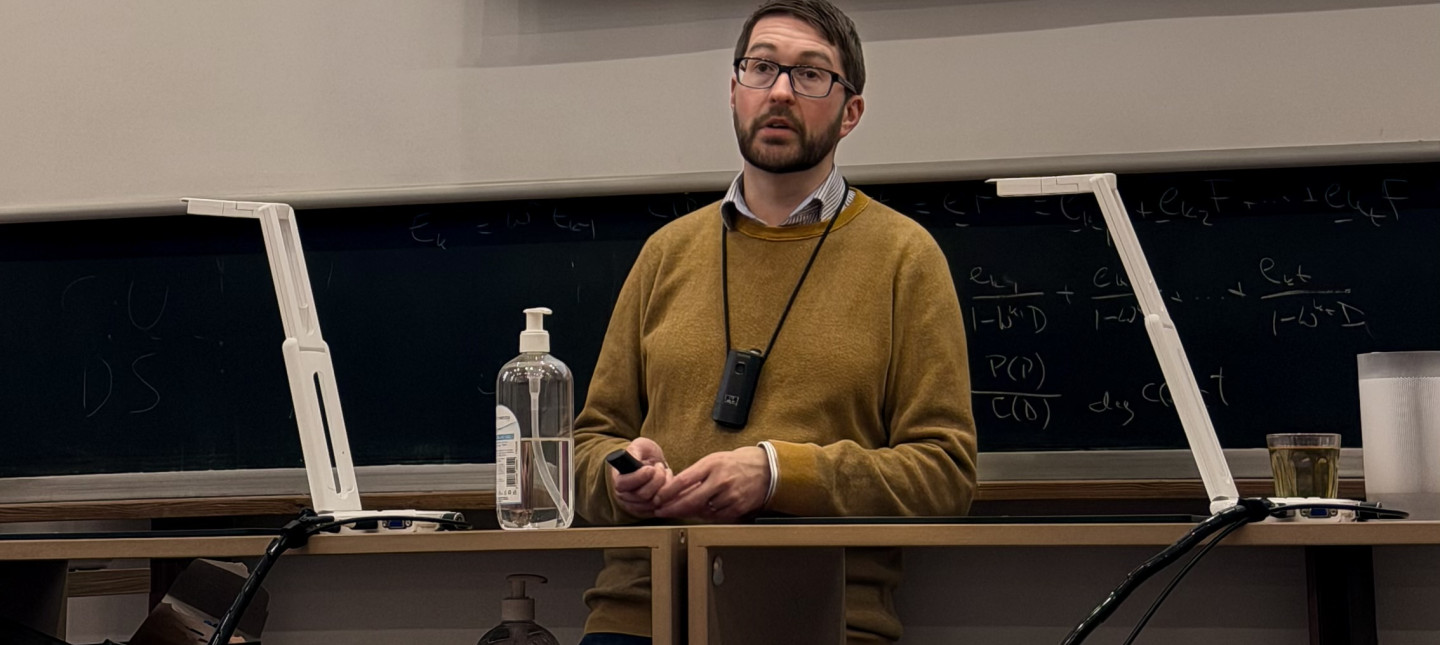 Mark Symes at seminar