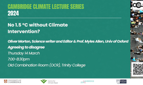 Oliver Morton and Myles Allen