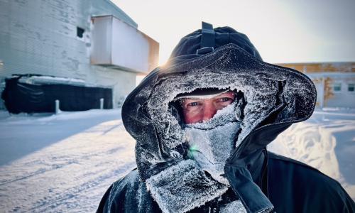 Shaun in Arctic (photo by Bernard Stiffen)