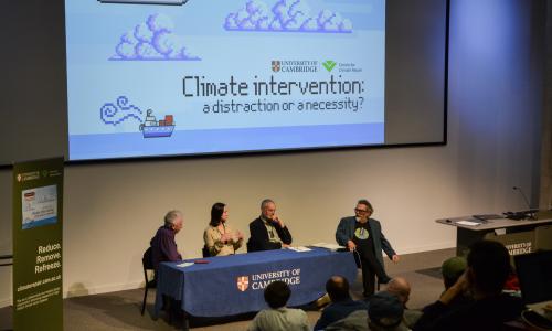 Panel discussion on Climate Interventions: a distraction or a necessity?