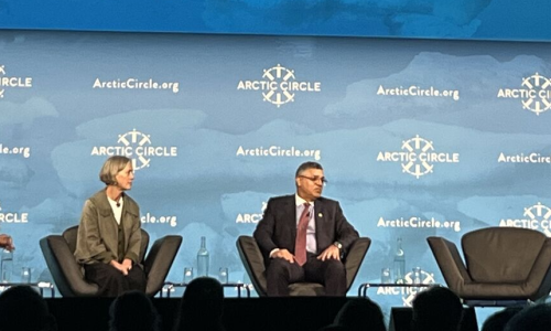 Panelists at Arctic Circle Assembly