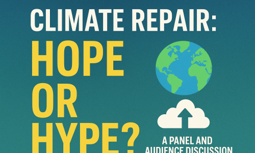 Image of text Climate Repair Hope or Hype?