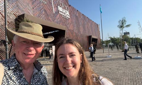 Emma and Hugh at COP30