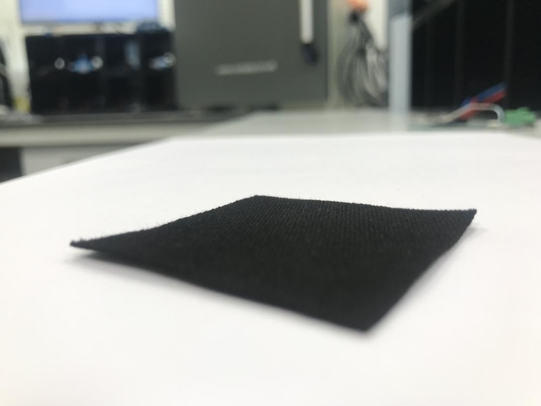 Sample of activated charcoal used for CO2 capture. Photo credit: University of Cambridge