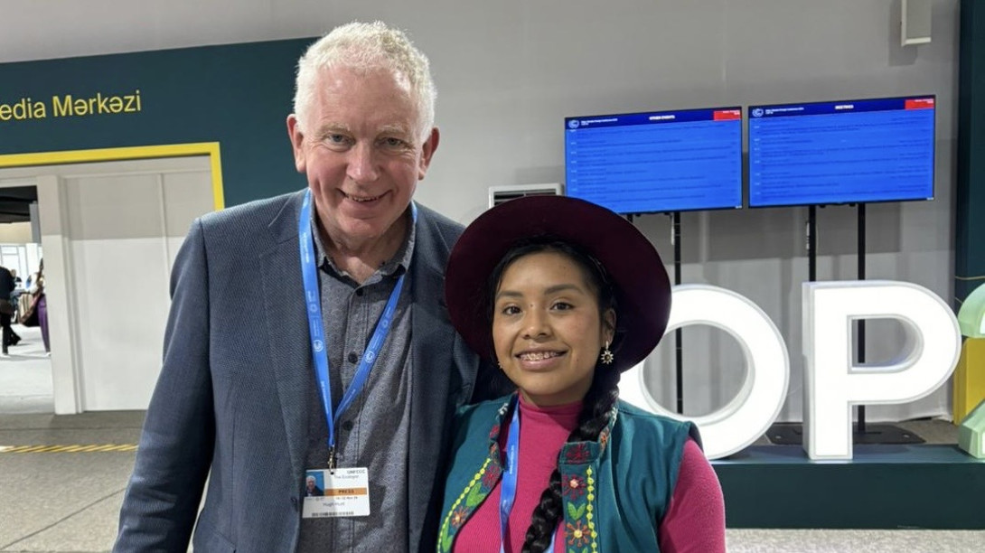 Hugh with Andean Content creator