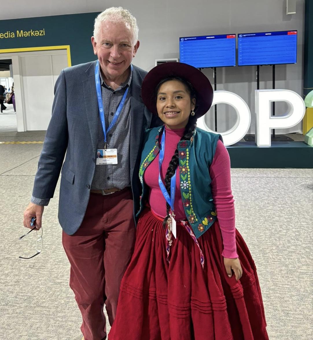 Hugh with Andean Content creator