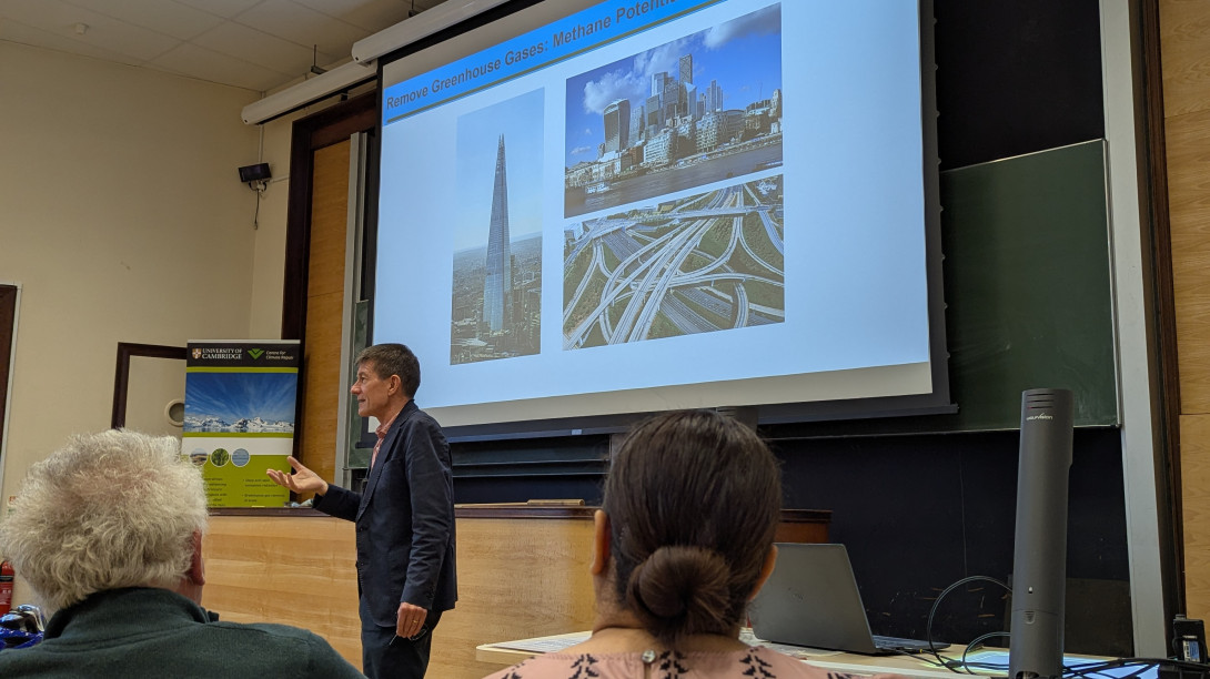 Shaun presenting at the seminar