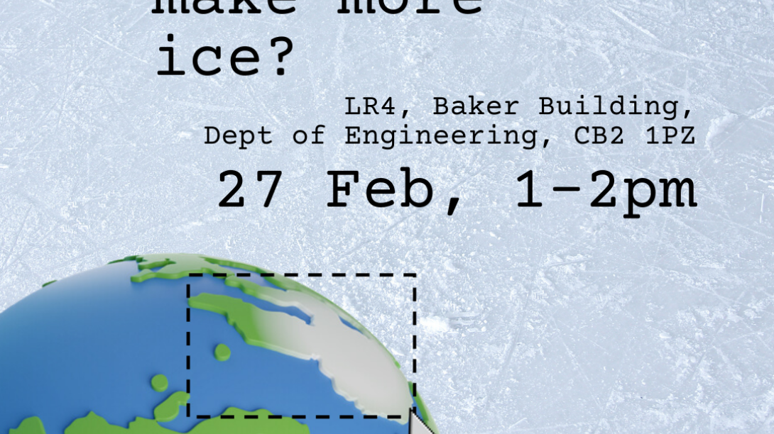 What if we could make more ice? 27 Feb