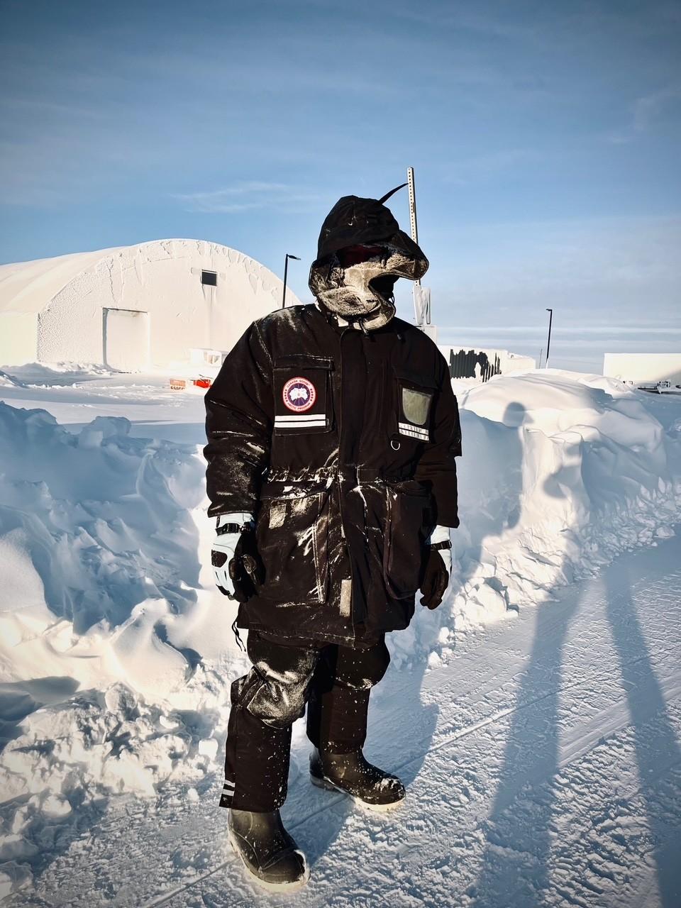 Shaun in Cambridge Bay (photo by Bernard Steffin)