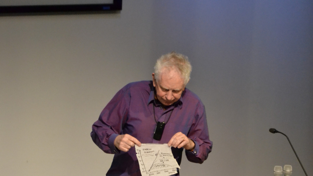 Hugh and the napkin diagram