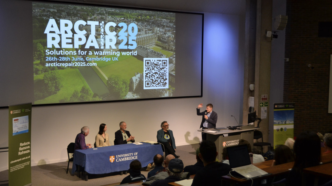 Shaun thanking the speakers