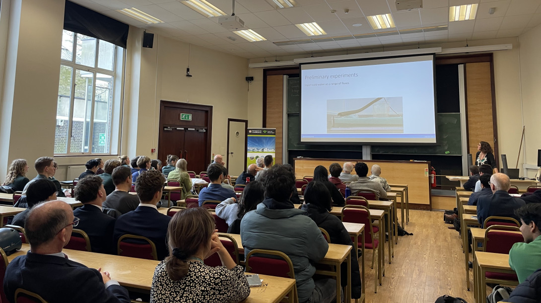Kasia presenting at seminar