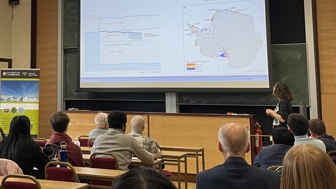 Kasia presenting at seminar