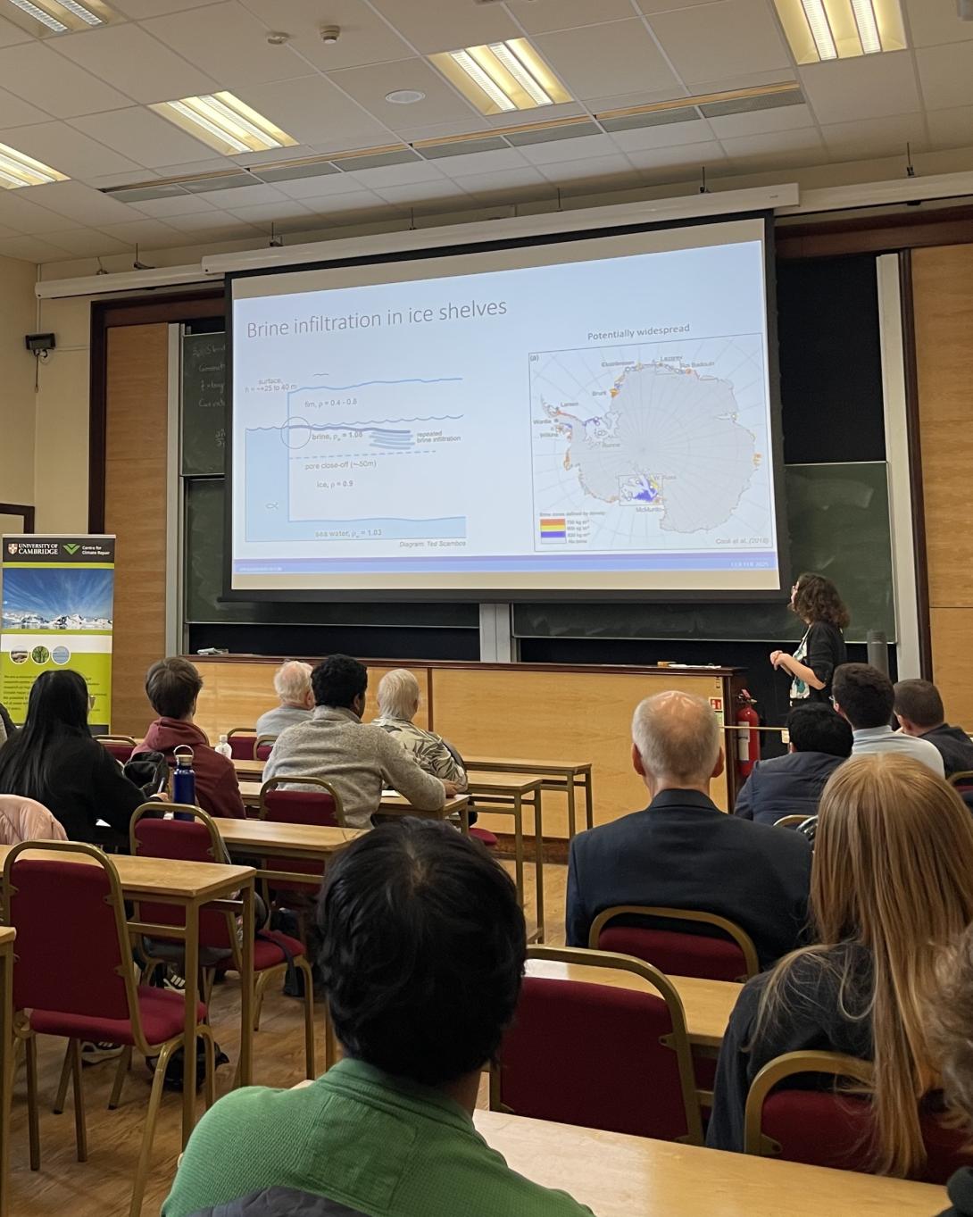 Kasia presenting at seminar