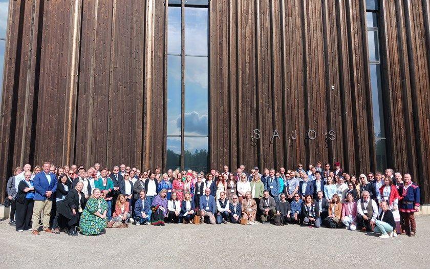Everyone at UArctic Assembly at Sajos