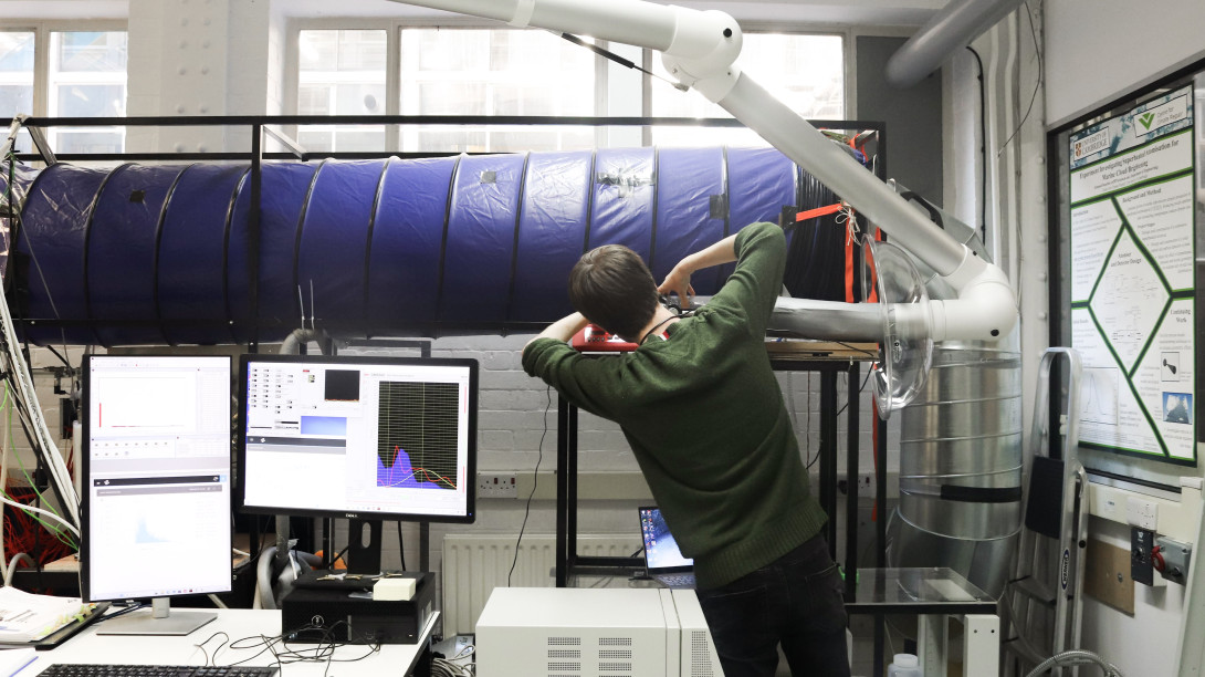 Researcher in the lab