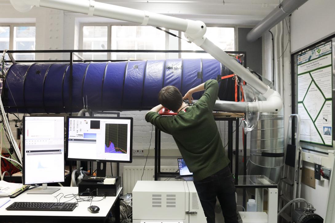 Researcher in the lab