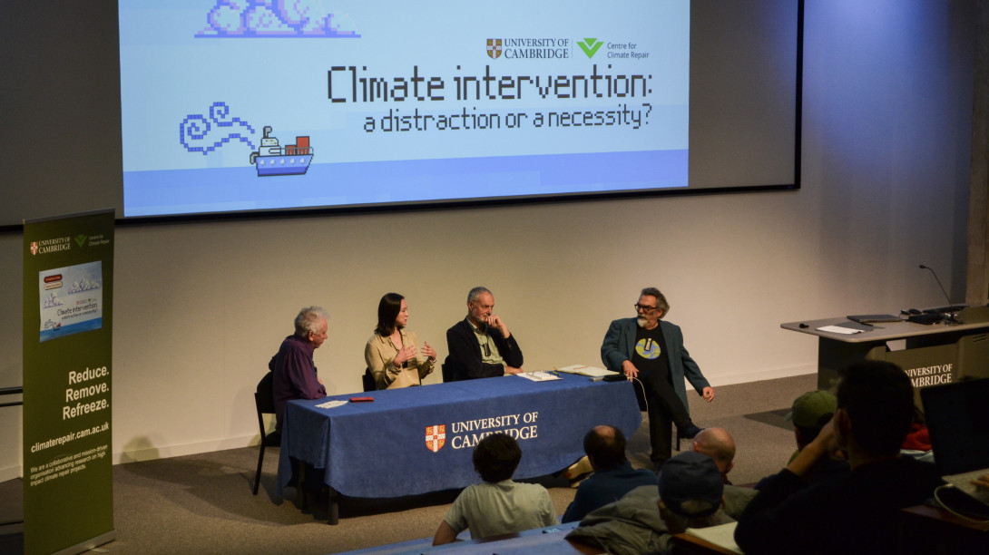 Panel discussion on Climate Interventions: a distraction or a necessity?