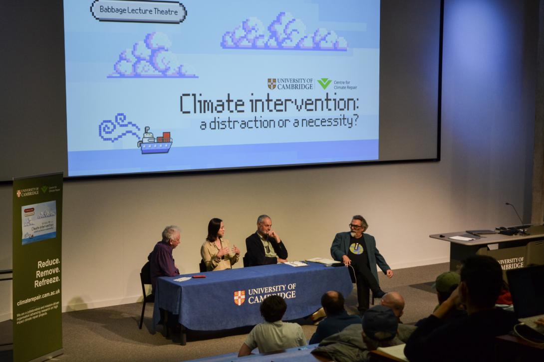 Panel discussion on Climate Interventions: a distraction or a necessity?