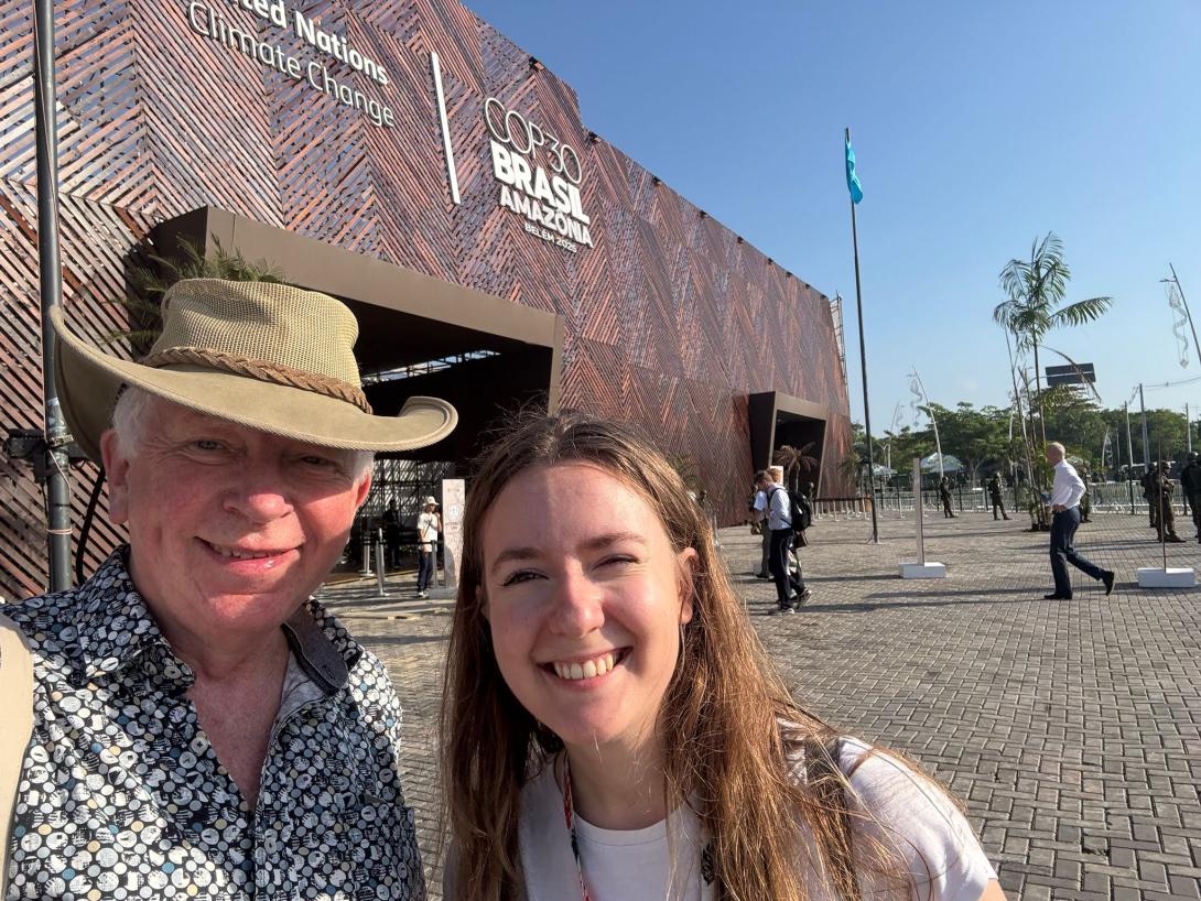 Emma and Hugh at COP30
