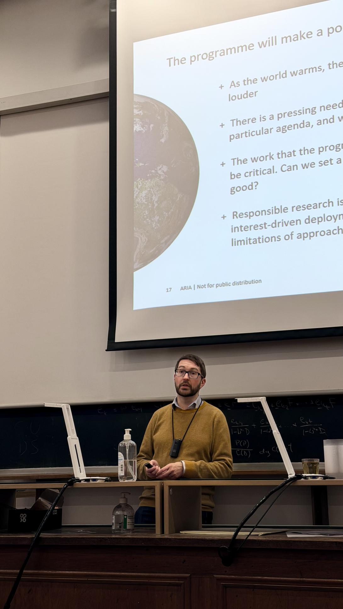 Mark Symes at seminar