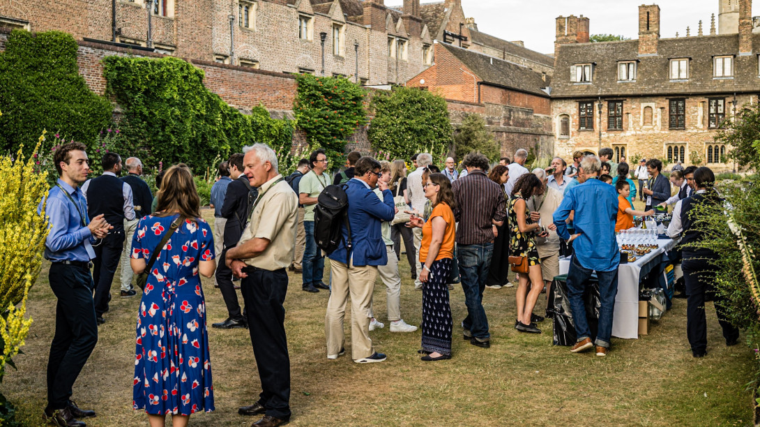 Crowd at Trinity College