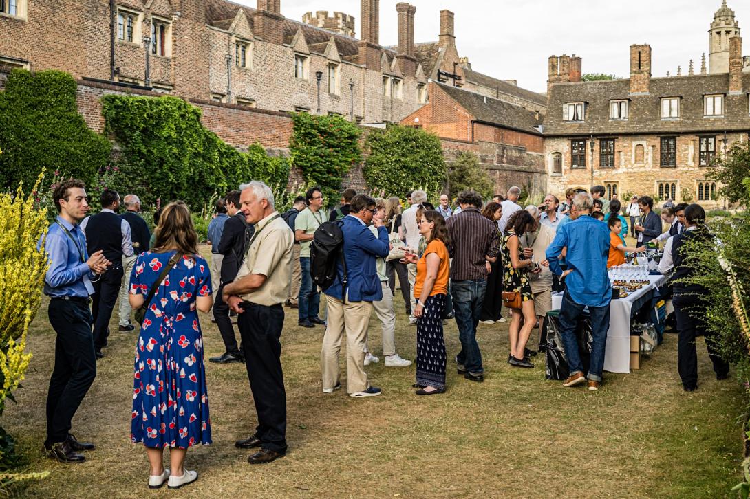 Crowd at Trinity College