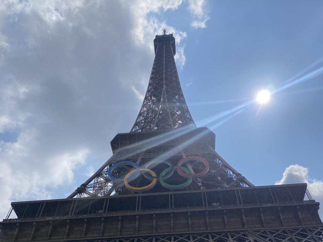 Eiffel Tower from below