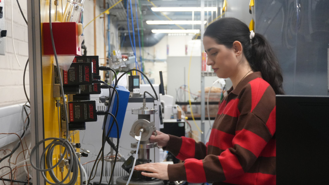 Researcher in the lab