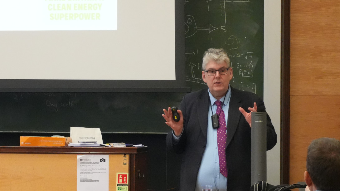 Paul Monks presenting seminar