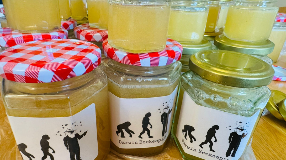 Jars of honey